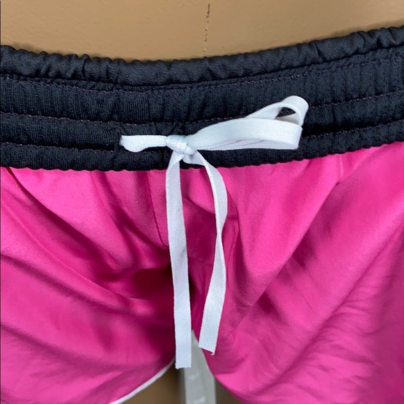 Nike Dri-Fit Lined Pink & Black Shorts M - Picture 8 of 13